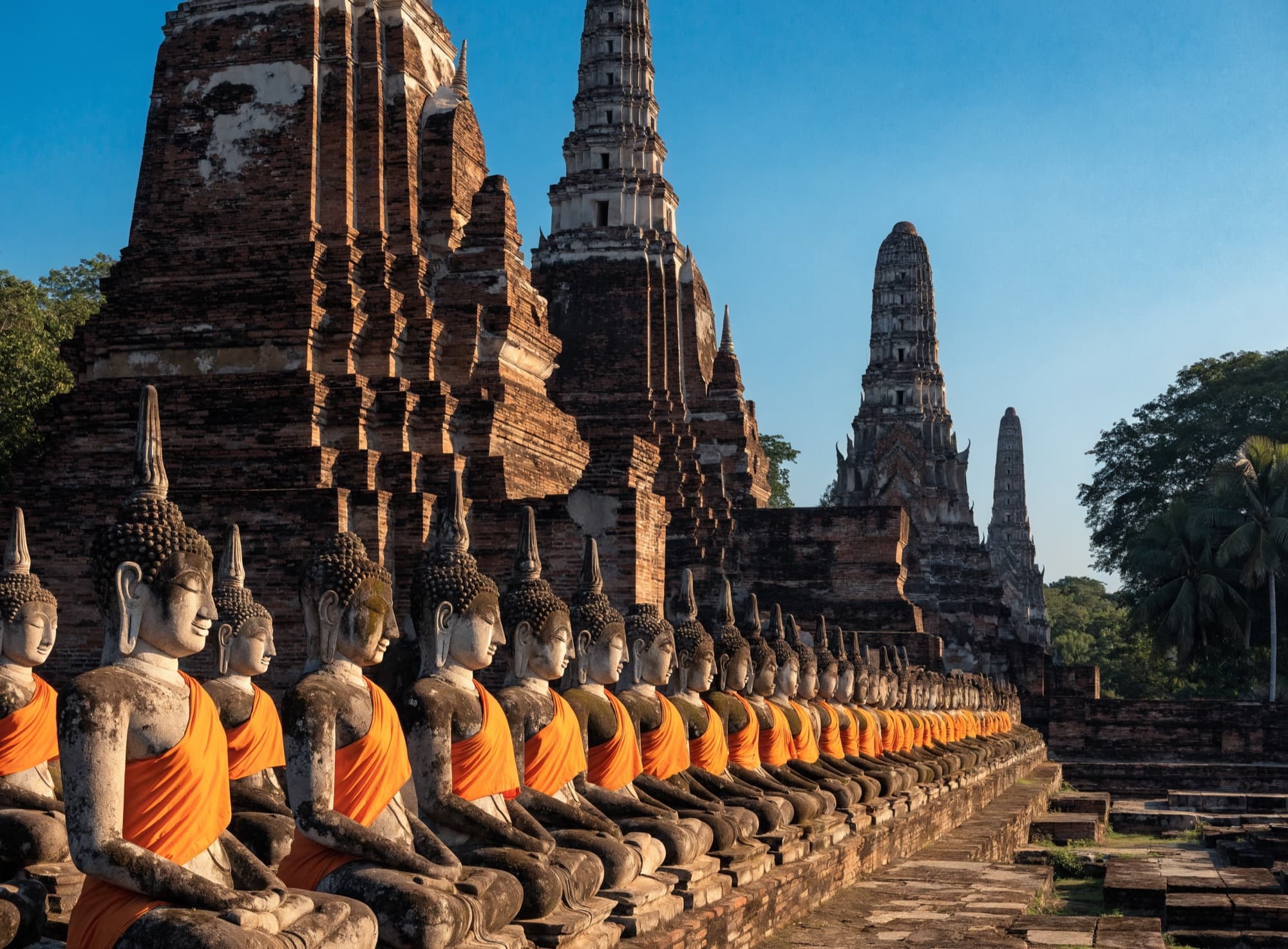 Ayutthaya & Markets Day Tour | Damnoen Saduak + 3 Temples — Phi Phi Paradise Travel