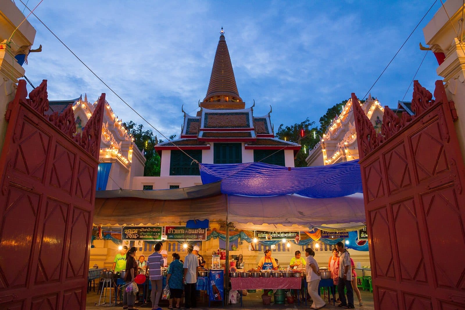 Le marché du temple