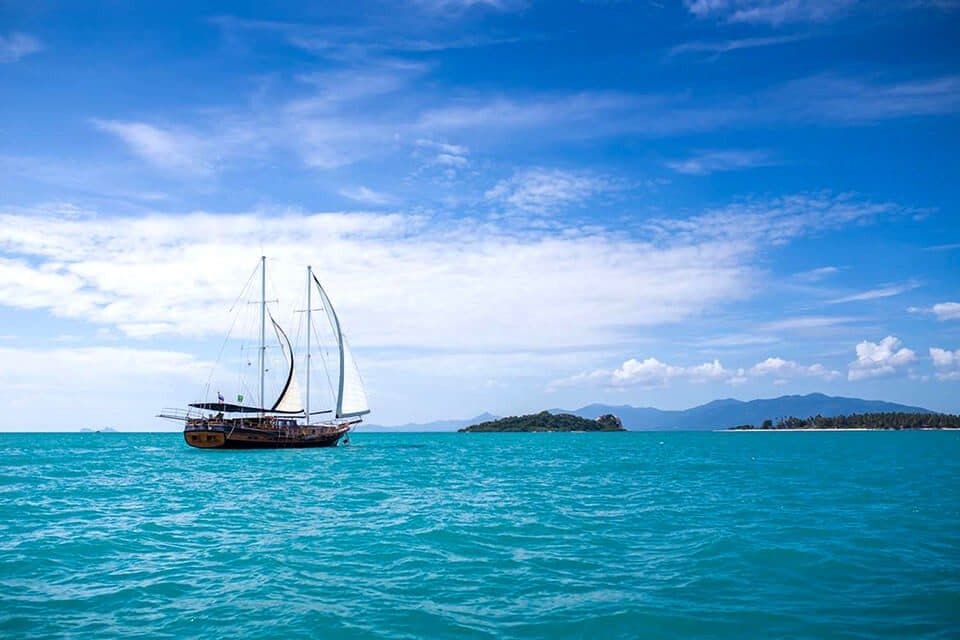 Ang-Thong-Meerespark mit klassischem Segelboot · Tagesausflug ab Koh Samui