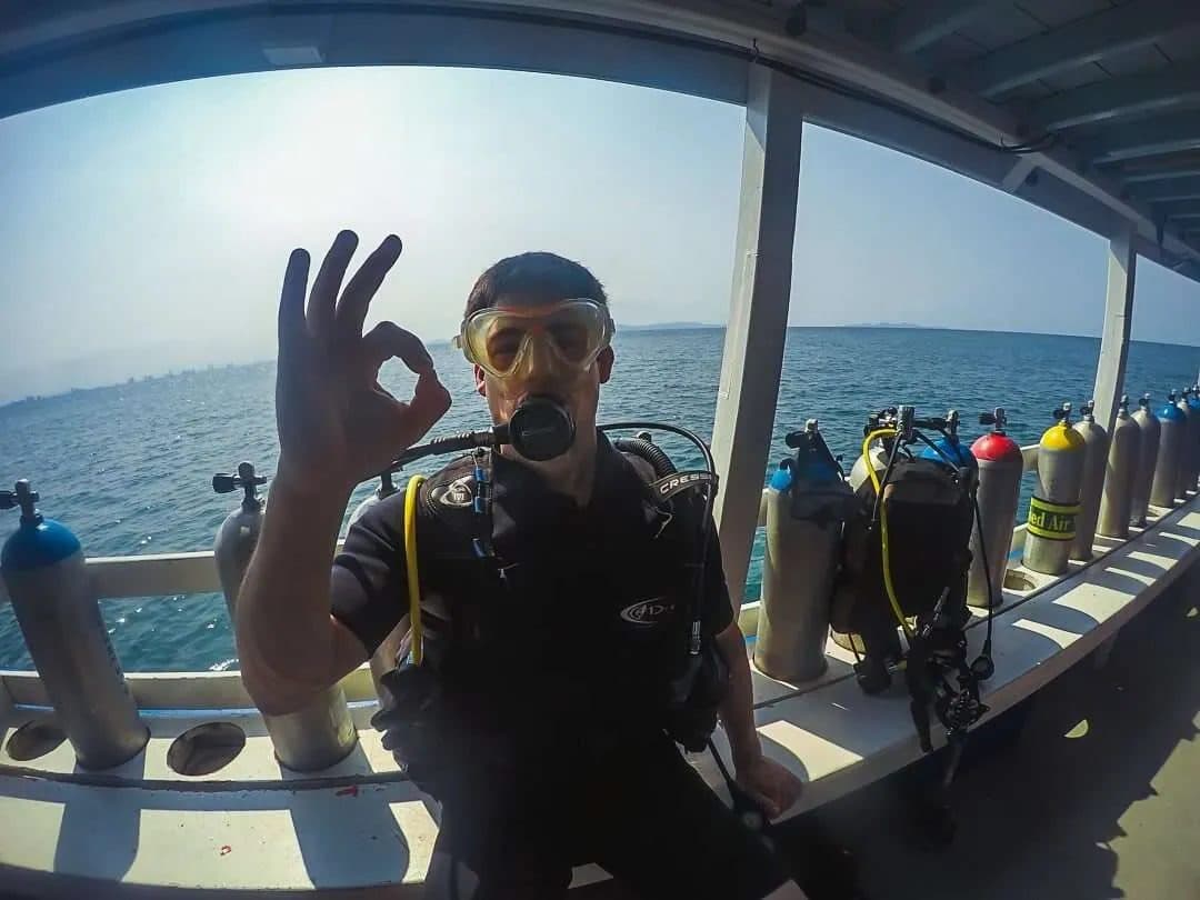Diving for Certified Divers · 2 dives at the Pattaya islands or Samae San