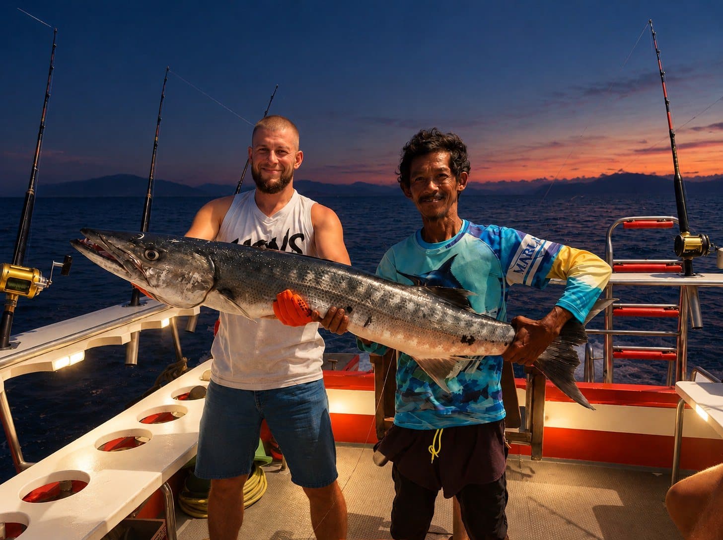 Pesca nocturna entre Coral y Racha Yai · barco de pesca privatizado desde Phuket (hasta 10 pers.), Phi Phi Paradise Travel