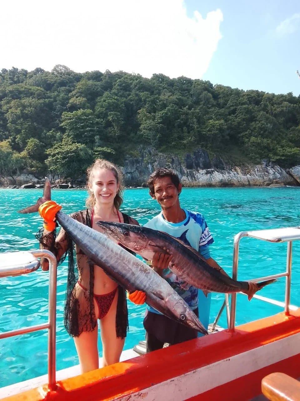 Pêche et snorkeling à Racha Yai · bateau de pêche privatisé depuis Phuket (jusqu'à 10 pers.)