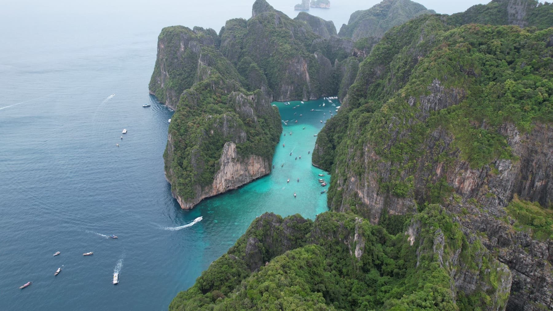 Îles Phi Phi vues du ciel