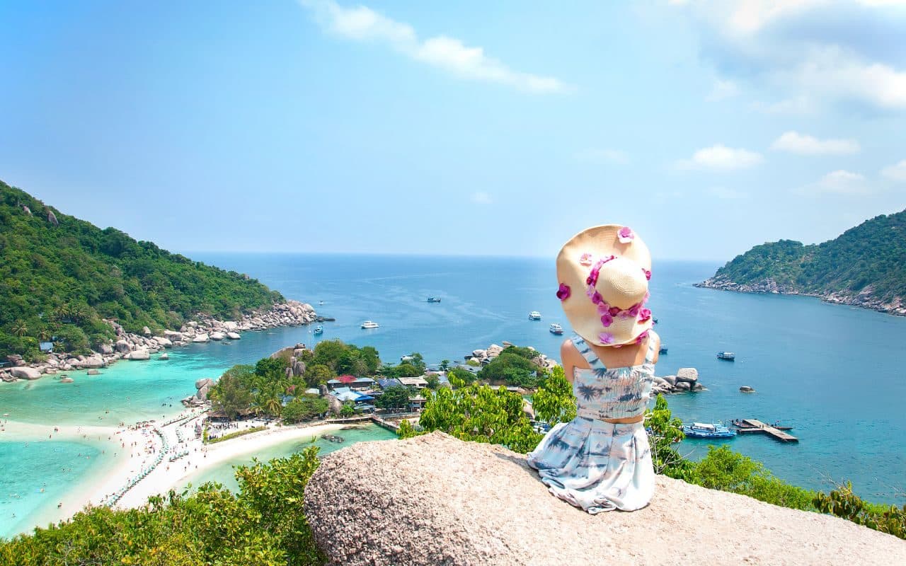 Koh Tao y Koh Nang Yuan en speedboat de lujo privado · día completo desde Koh Samui