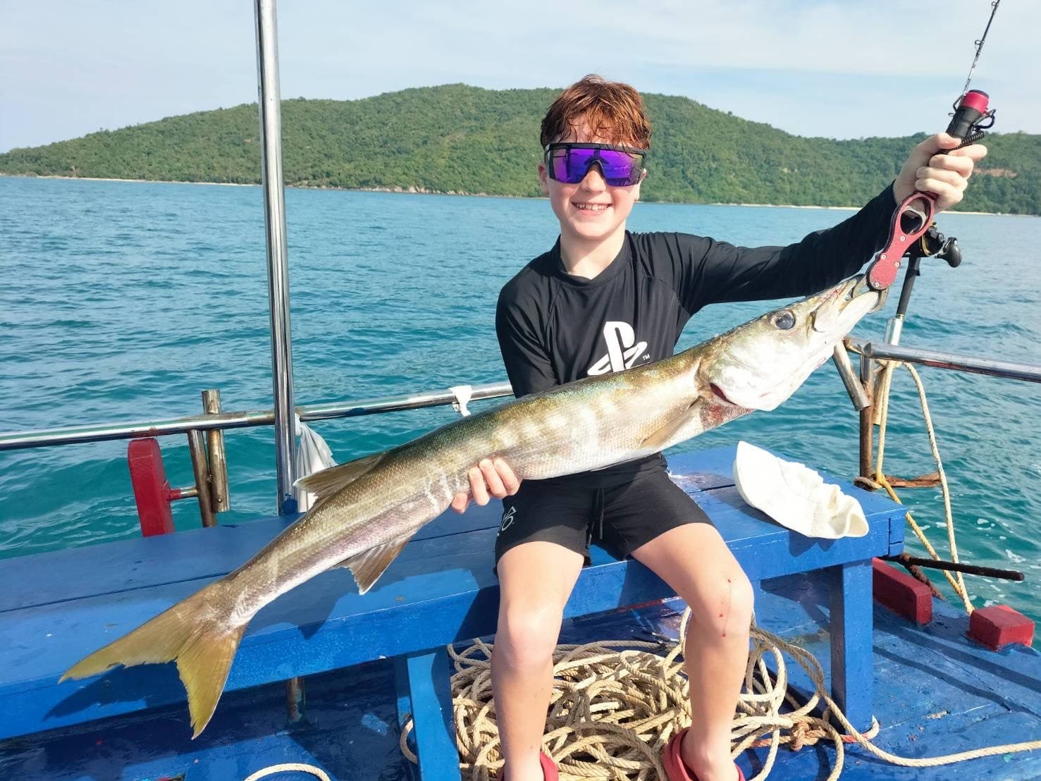 Pesca y snorkel en barco tailandés privado · Koh Taen y Pig Island (Koh Samui)